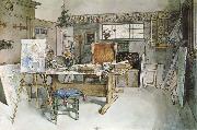 Carl Larsson One Half of the Studio Germany oil painting artist